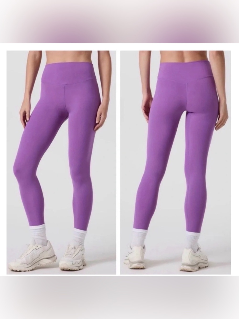 Vuori All the form bright violet leggings medium